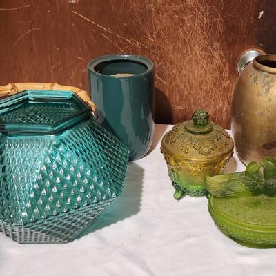 Assorted Brass/glass