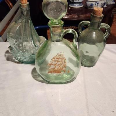Old Fitzgerald liquor bottles