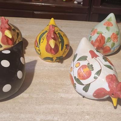 Glass chickens - 5