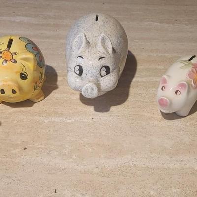 Glass piggy banks - 5