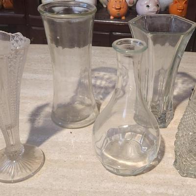 Glass vases - 5