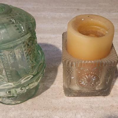 glass candle holder - 2