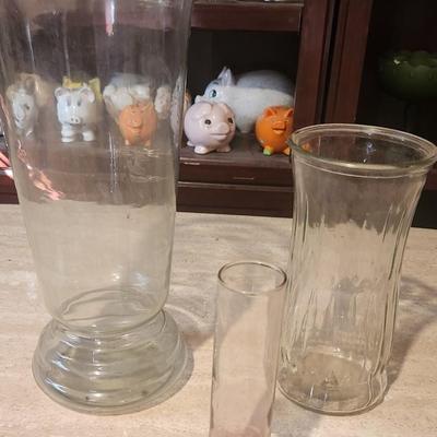 Glass vases - 3