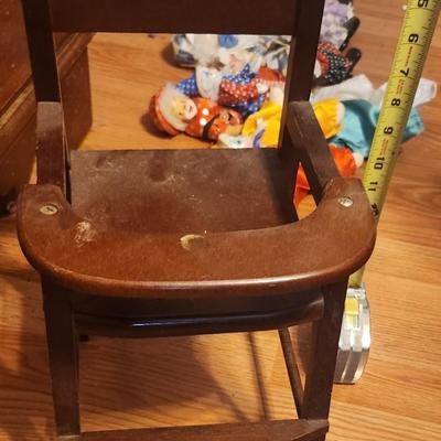 Small doll highchair