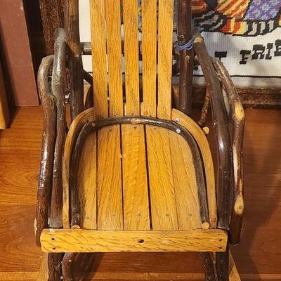 Doll rocking chair