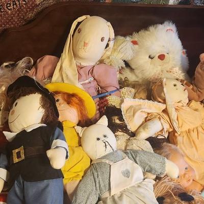Misc. dolls and Plushies