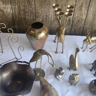 Misc. brass/metal lot