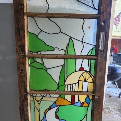 Vintage Stain glass door