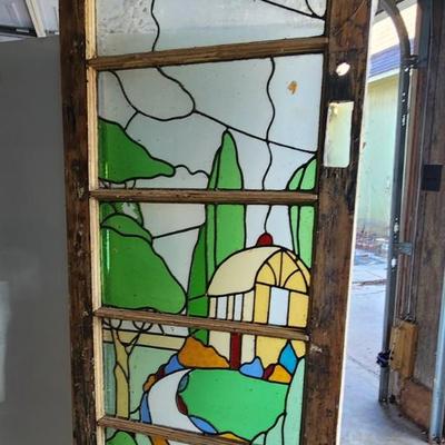 Vintage Stain glass door