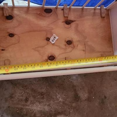 Antique baby doll crib