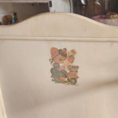 Antique baby doll crib