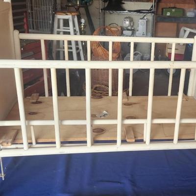 Antique baby doll crib