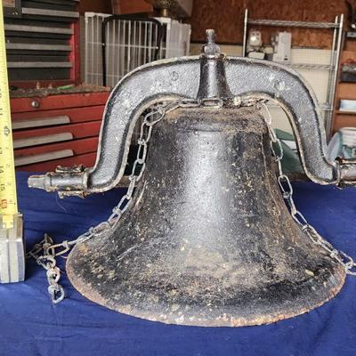 Large cast iron bell