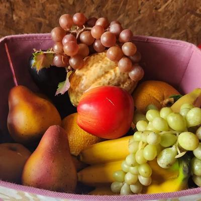 Plastic fake fruit