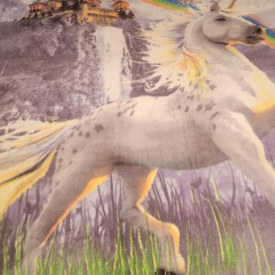 Unicorn blanket - great condition