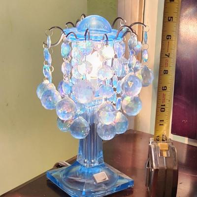 Blue glow lamp