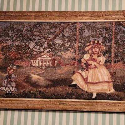 Tapestry framed picture