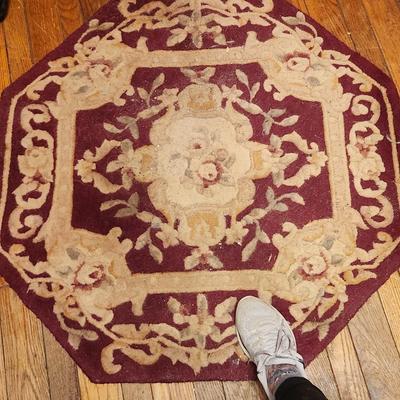 Small octagon rug