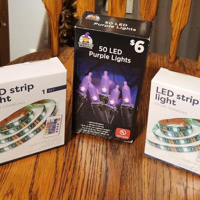 Set of 3 LED light strings