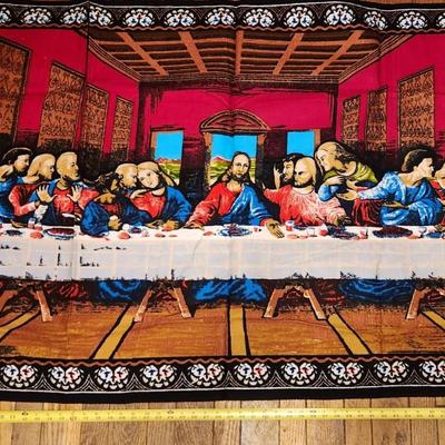 Last supper on fabric