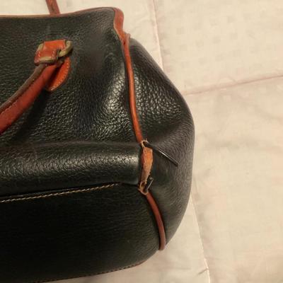 Dooney and Bourke green and brown handbag