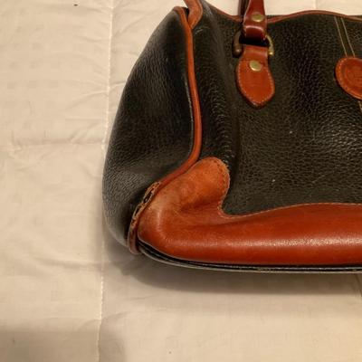 Dooney and Bourke green and brown handbag