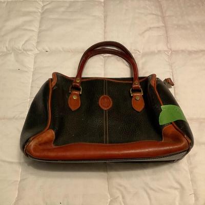 Dooney and Bourke green and brown handbag
