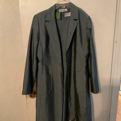 grey dress suit w/jacket size 12