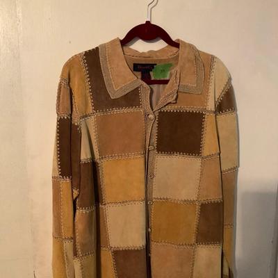 brown block suede shirt lg