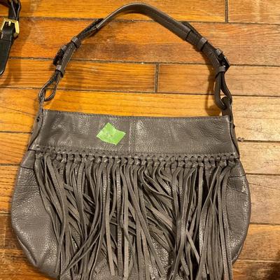 Oryany grey fringe purse