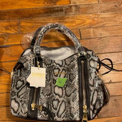 Aimee Kestenberg snake print purse