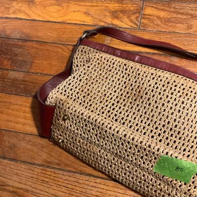 Etienne Aigner macrame purse
