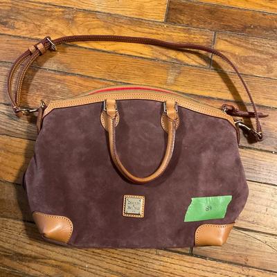 Dooney and Bourke purple suede purse