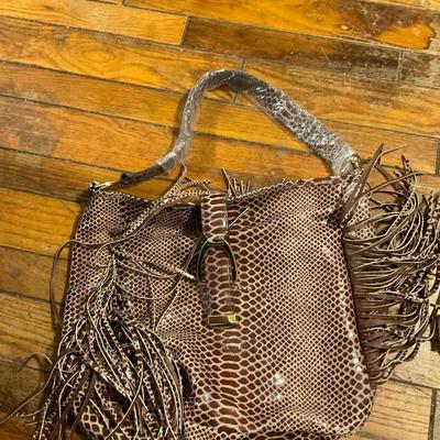 Gill snake print purse