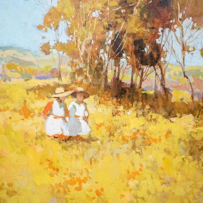 Mid-Twentieth Century Oil on Canvas