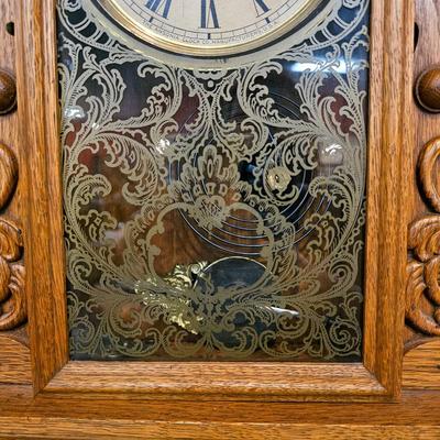 Oak Kitchen Clock
