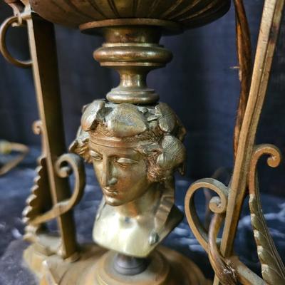 Bronze Aesthtetic Movement Lamp