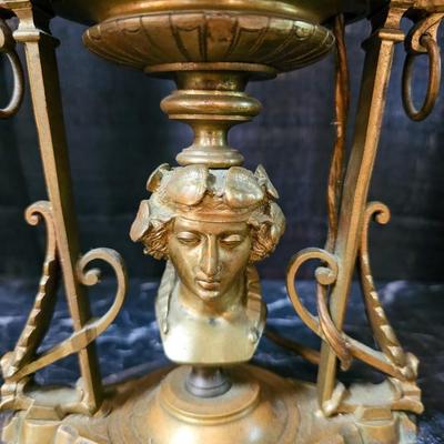 Bronze Aesthtetic Movement Lamp