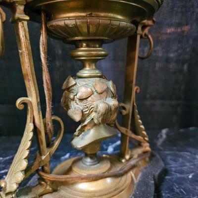 Bronze Aesthtetic Movement Lamp