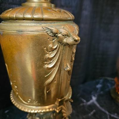 Bronze Aesthtetic Movement Lamp