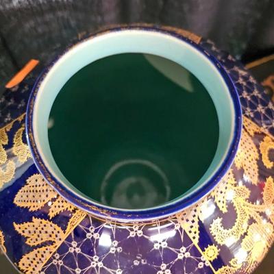 French Cobalt Blue Vase