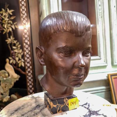 Bronze Head signed Morgan