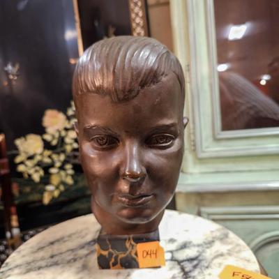 Bronze Head signed Morgan