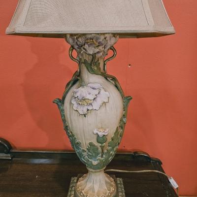 Pair Antique Amphora Lamps