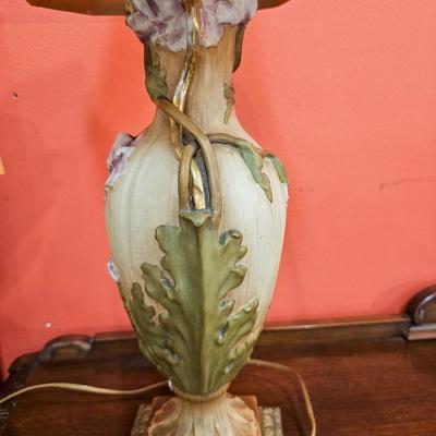 Pair Antique Amphora Lamps