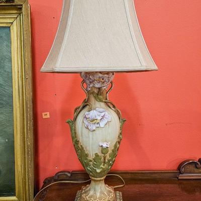 Pair Antique Amphora Lamps