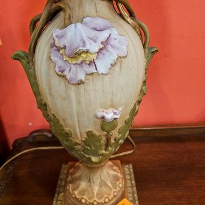 Pair Antique Amphora Lamps