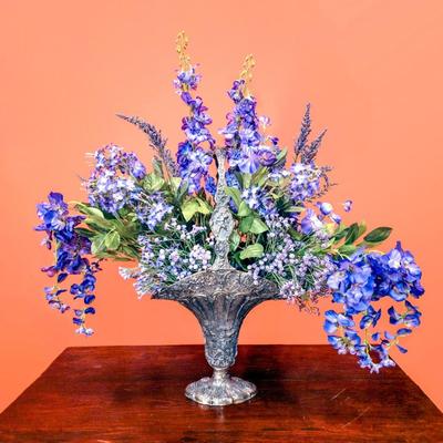 Antique Dutch Repousse Basket