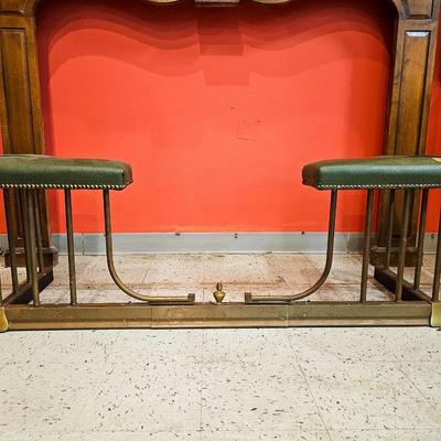 Antique English Fireplace Fender