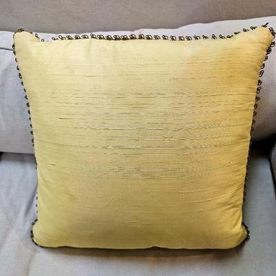 Hand-painted Seashell Throw Pillow (1)
